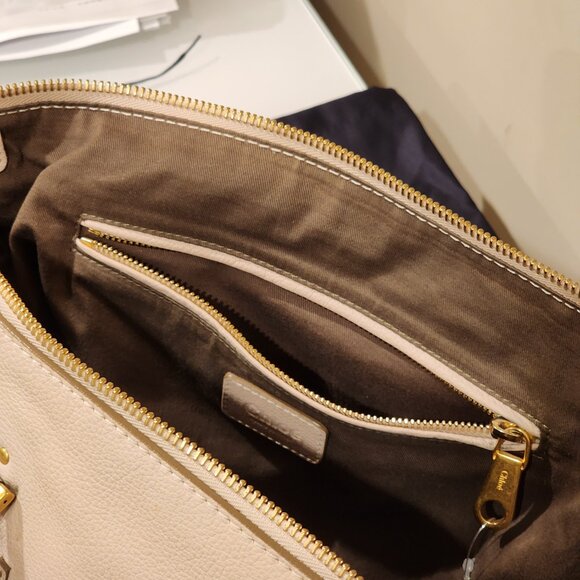 Excellent!! CHLOE: “Marcie” Large Double Carry Satchel bag - Picture 14 of 16